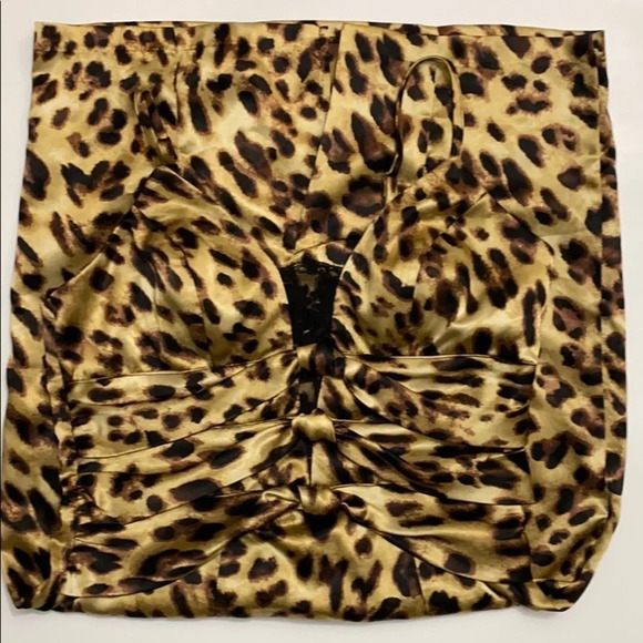XOXO junior animal print midi dress size 9/10 - Picture 3 of 12